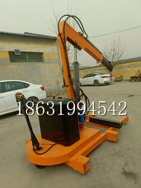 莱西市自卸车厢随车吊 自制轮式四不像起重机 四驱平板吊 5吨 贵盛